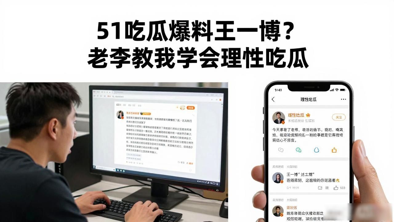 51吃瓜爆料王一博？老李教我学会理性吃瓜